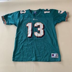 Vintage Miami Dolphins Dan Marino #13 Champion Jersey Size 44 Large